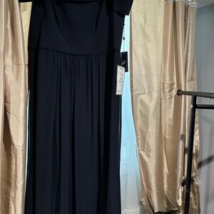 Elegant black Off-Shoulder Women's Dress
